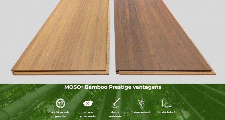Novos Pavimentos MOSO® Bamboo Prestige